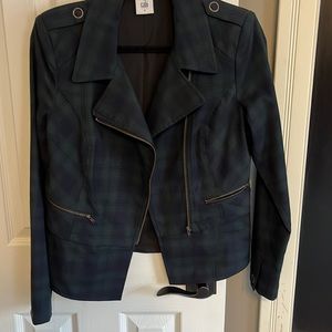 Cabi green plaid blazer